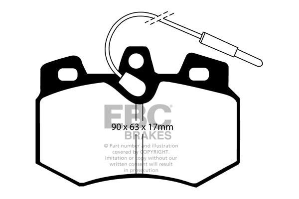 EBC Brakes Ultimax OE Replacement Brake Pad Set – DP626