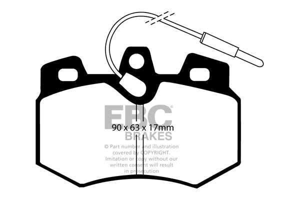 EBC Brakes Ultimax OE Replacement Brake Pad Set DP626 - Performance HQ - United Kingdom