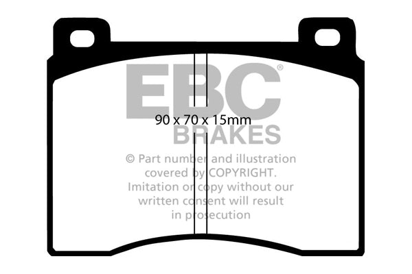 EBC Brakes Ultimax OE Replacement Brake Pad Set – DP634
