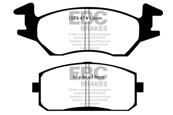 EBC Brakes Ultimax OE Replacement Brake Pad Set – DP638