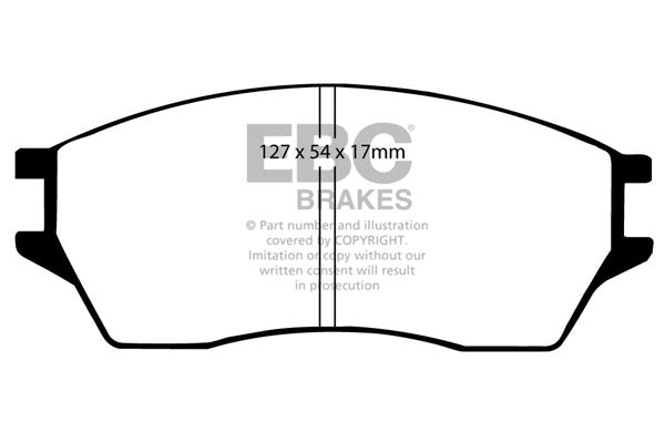 EBC Brakes Ultimax OE Replacement Brake Pad Set – DP639