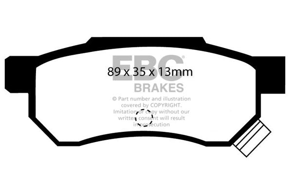 EBC Brakes Yellowstuff 4000 Series Street – DP4642/2R