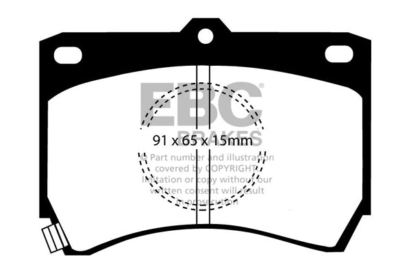 EBC Brakes Ultimax OE Replacement Brake Pad Set – DP655