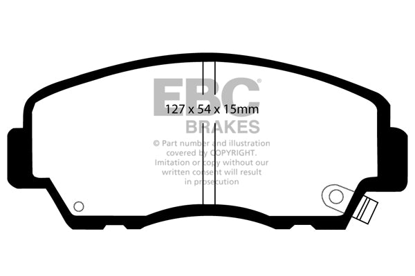 EBC Brakes Ultimax OE Replacement Brake Pad Set – DP657