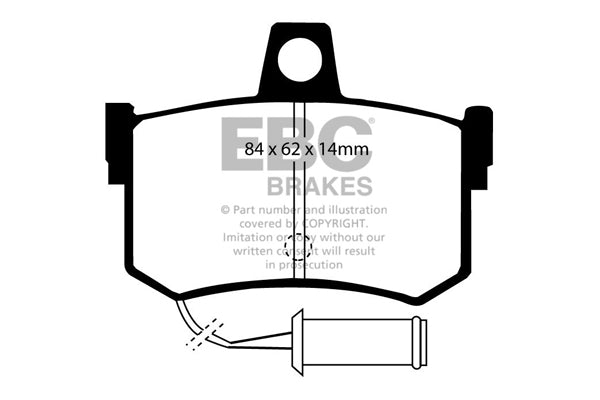 EBC Brakes Ultimax OE Replacement Brake Pad Set – DP662