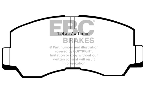 EBC Brakes Ultimax OE Replacement Brake Pad Set – DP667