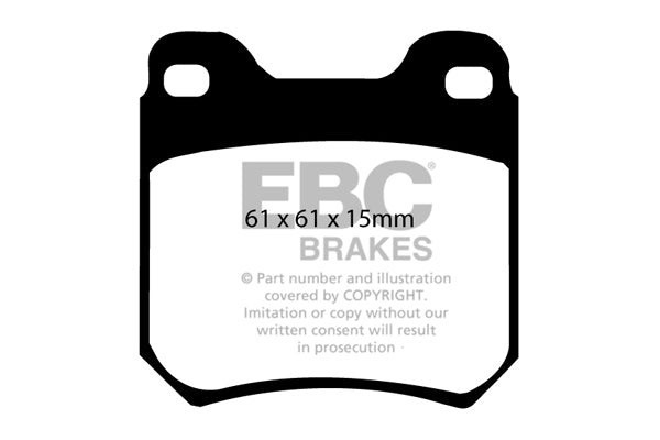 EBC Brakes Bundle – Rear 286mm BSD Discs with Yellowstuff Pads – PD18KR055