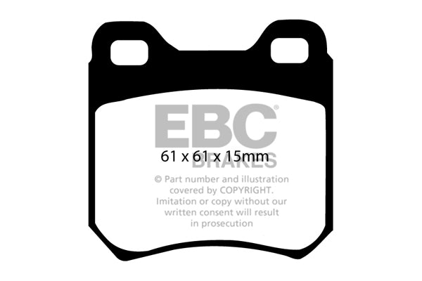 EBC Brakes Ultimax OE Replacement Brake Pad Set – DP676