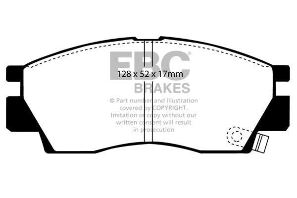 EBC Brakes Ultimax OE Replacement Brake Pad Set – DP679
