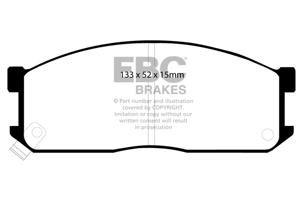 EBC Brakes Ultimax OE Replacement Brake Pad Set – DP683