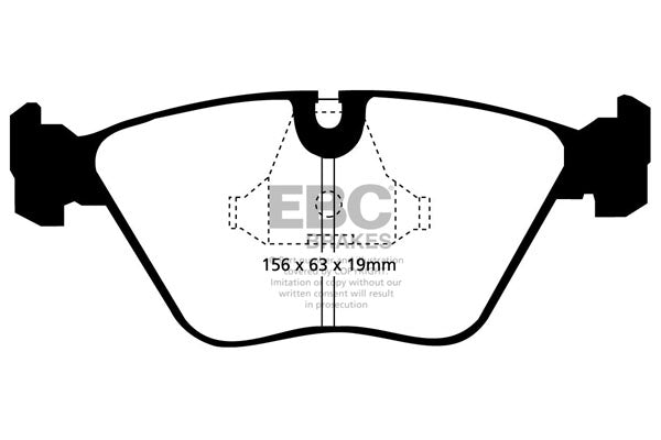 EBC Brakes Bundle – Front 325mm BSD Discs with Yellowstuff Pads – PD18KF129