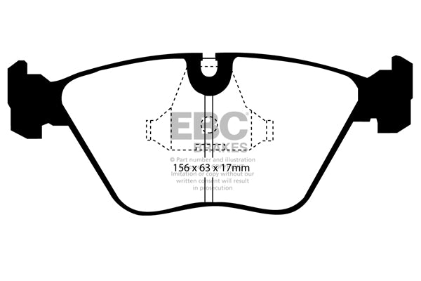 EBC Brakes Ultimax OE Replacement Brake Pad Set – DP689/2