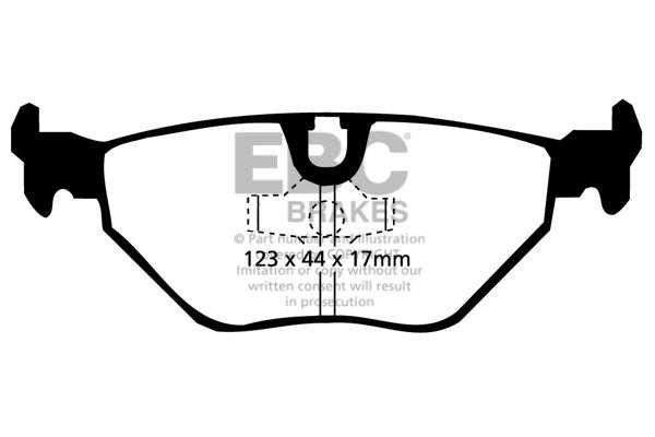 EBC Brakes Ultimax OE Replacement Brake Pad Set DP690 - Performance HQ - United Kingdom