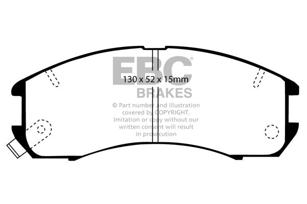 EBC Brakes Ultimax OE Replacement Brake Pad Set – DP705