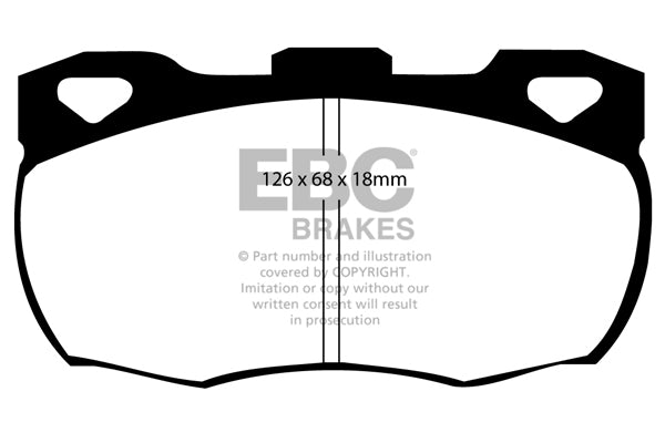 EBC Brakes Yellowstuff 4000 Series Street – DP4708R