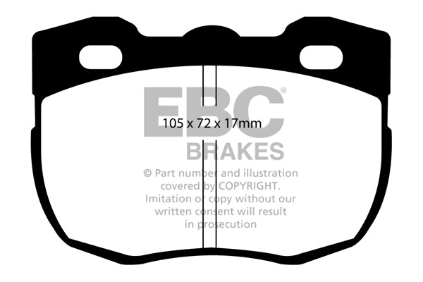 EBC Brakes Ultimax OE Replacement Brake Pad Set – DP713
