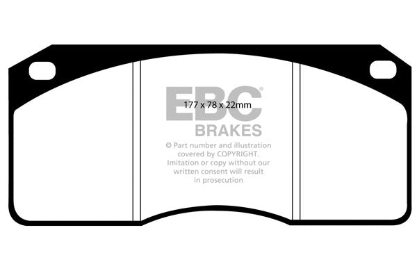 EBC Brakes Ultimax OE Replacement Brake Pad Set – DP714