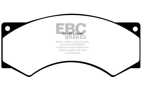 EBC Brakes Ultimax OE Replacement Brake Pad Set – DP715/2