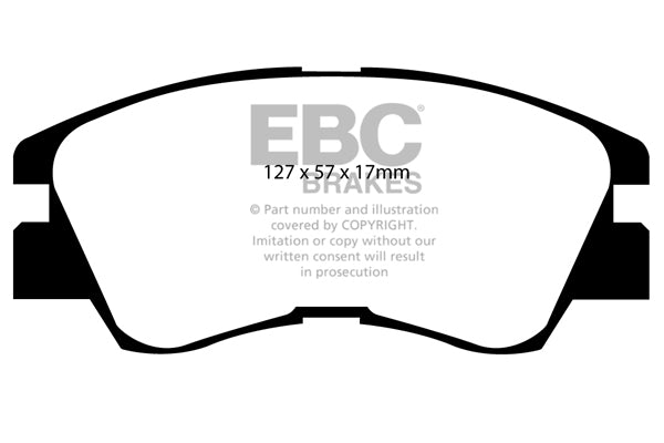 EBC Brakes Ultimax OE Replacement Brake Pad Set – DP716