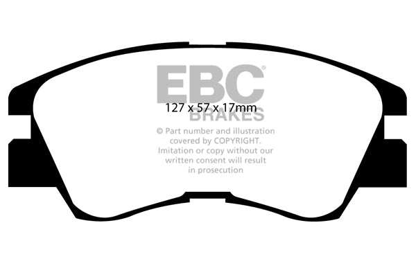 EBC Brakes Ultimax OE Replacement Brake Pad Set DP716 - Performance HQ - United Kingdom