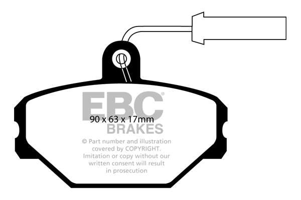 EBC Brakes Ultimax OE Replacement Brake Pad Set – DP718