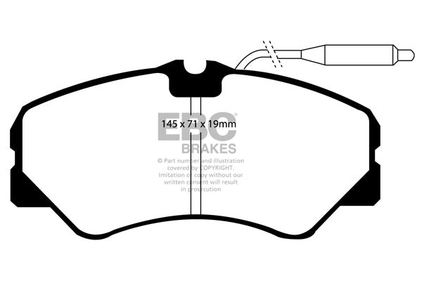 EBC Brakes Ultimax OE Replacement Brake Pad Set – DP735