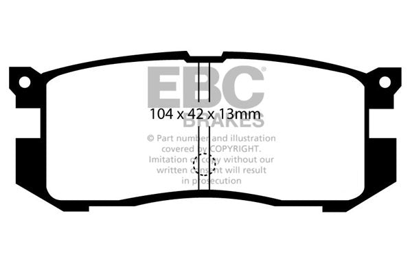 EBC Brakes Ultimax OE Replacement Brake Pad Set – DP739
