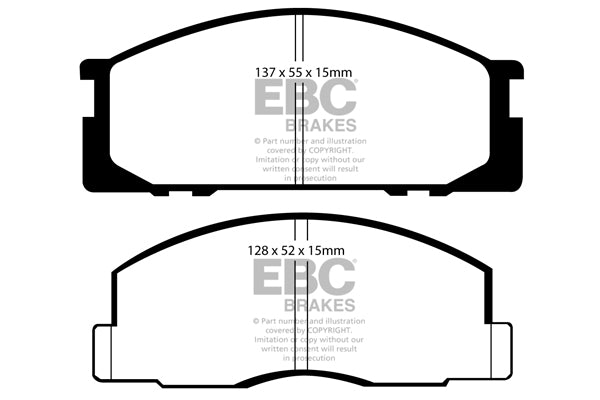EBC Brakes Ultimax OE Replacement Brake Pad Set – DP743