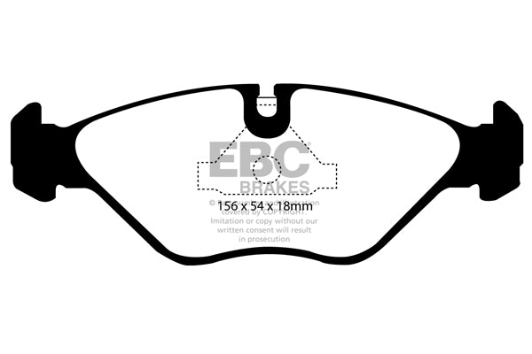 EBC Brakes Ultimax OE Replacement Brake Pad Set – DP751