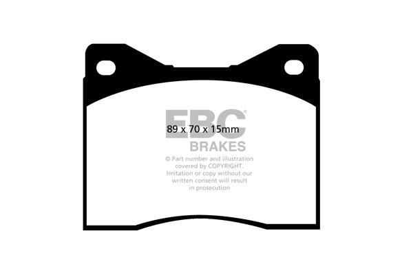 EBC Brakes Yellowstuff 4000 Series Street – DP4753/2R