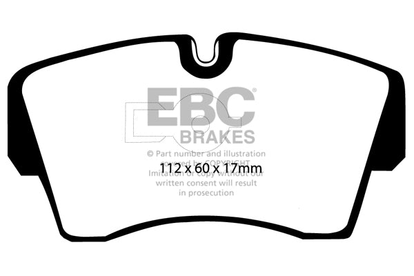 EBC Brakes Ultimax OE Replacement Brake Pad Set – DP754