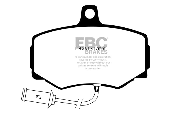 EBC Brakes Ultimax OE Replacement Brake Pad Set – DP756