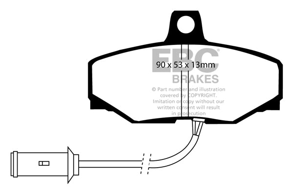 EBC Brakes Ultimax OE Replacement Brake Pad Set – DP757