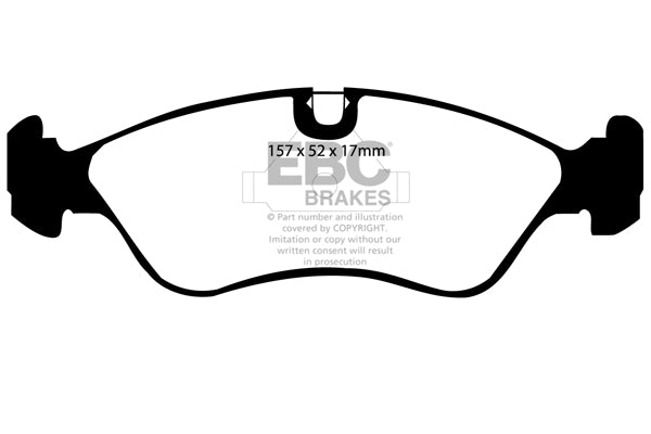 EBC Brakes Ultimax OE Replacement Brake Pad Set – DP760