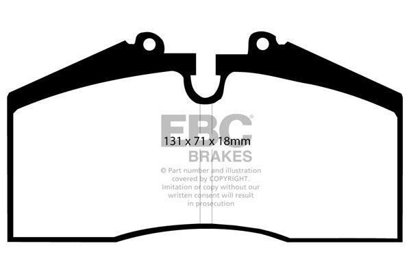 EBC Brakes Ultimax OE Replacement Brake Pad Set – DP877