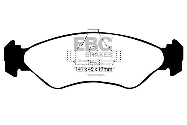 EBC Brakes Ultimax OE Replacement Brake Pad Set – DP769