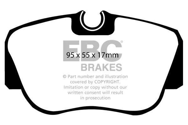 EBC Brakes Ultimax OE Replacement Brake Pad Set – DP778