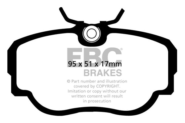 EBC Brakes Ultimax OE Replacement Brake Pad Set – DP880