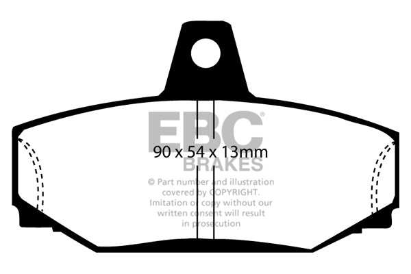 EBC Brakes Ultimax OE Replacement Brake Pad Set DP793 - Performance HQ - United Kingdom