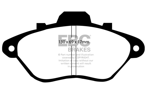 EBC Brakes Ultimax OE Replacement Brake Pad Set – DP794/2