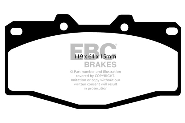 EBC Brakes Ultimax OE Replacement Brake Pad Set – DP797