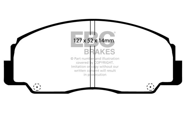 EBC Brakes Ultimax OE Replacement Brake Pad Set – DP799
