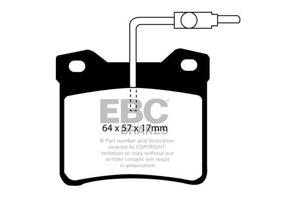 EBC Brakes Greenstuff 2000 Series Sport Brake Pad Set DP2816 - Performance HQ - United Kingdom
