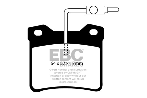 EBC Brakes Greenstuff 2000 Series Sport Brake Pad Set – DP2816