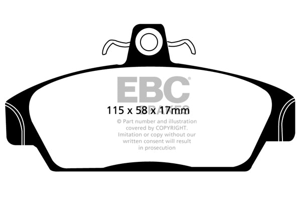 EBC Brakes Yellowstuff 4000 Series Street – DP4817R
