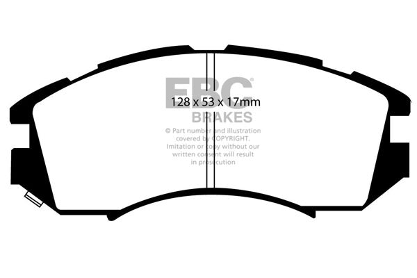 EBC Brakes Yellowstuff 4000 Series Street – DP4817R