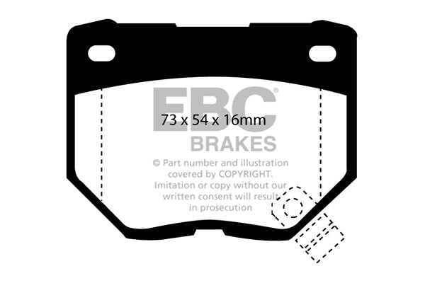 EBC Brakes Bundle – Rear 290mm GD Discs with Bluestuff Pads – PD14KR546