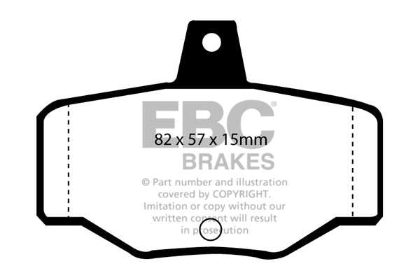 EBC Brakes Ultimax OE Replacement Brake Pad Set DP834 - Performance HQ - United Kingdom
