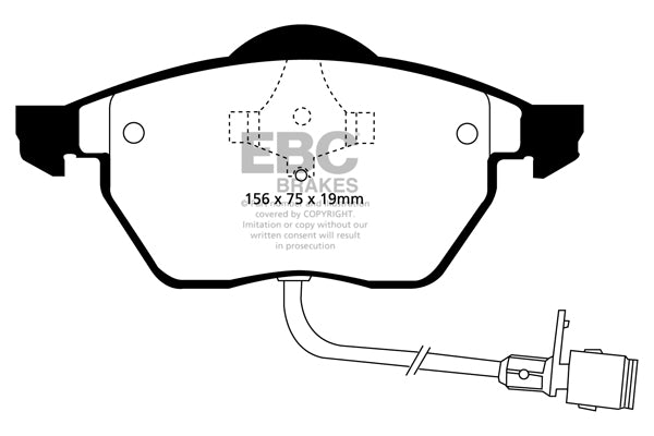 EBC Brakes Ultimax OE Replacement Brake Pad Set – DP836