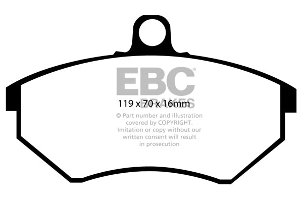EBC Brakes Ultimax OE Replacement Brake Pad Set – DP841